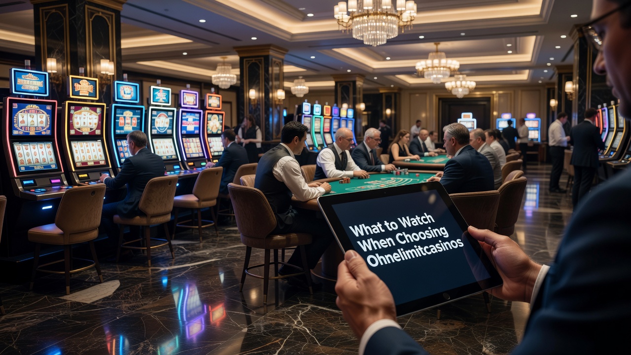 What to Watch When Choosing Ohnelimitcasinos